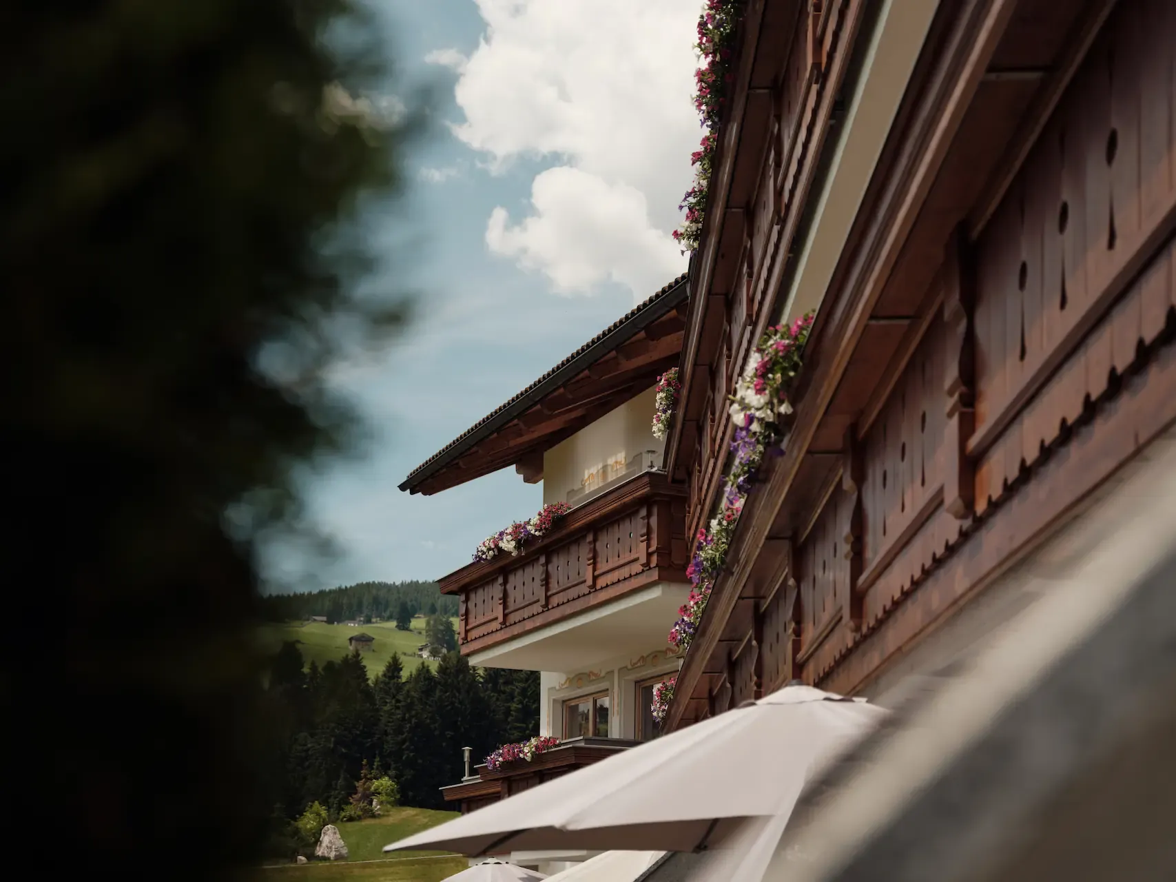 Bergdiamant – Außenansicht im Sommer