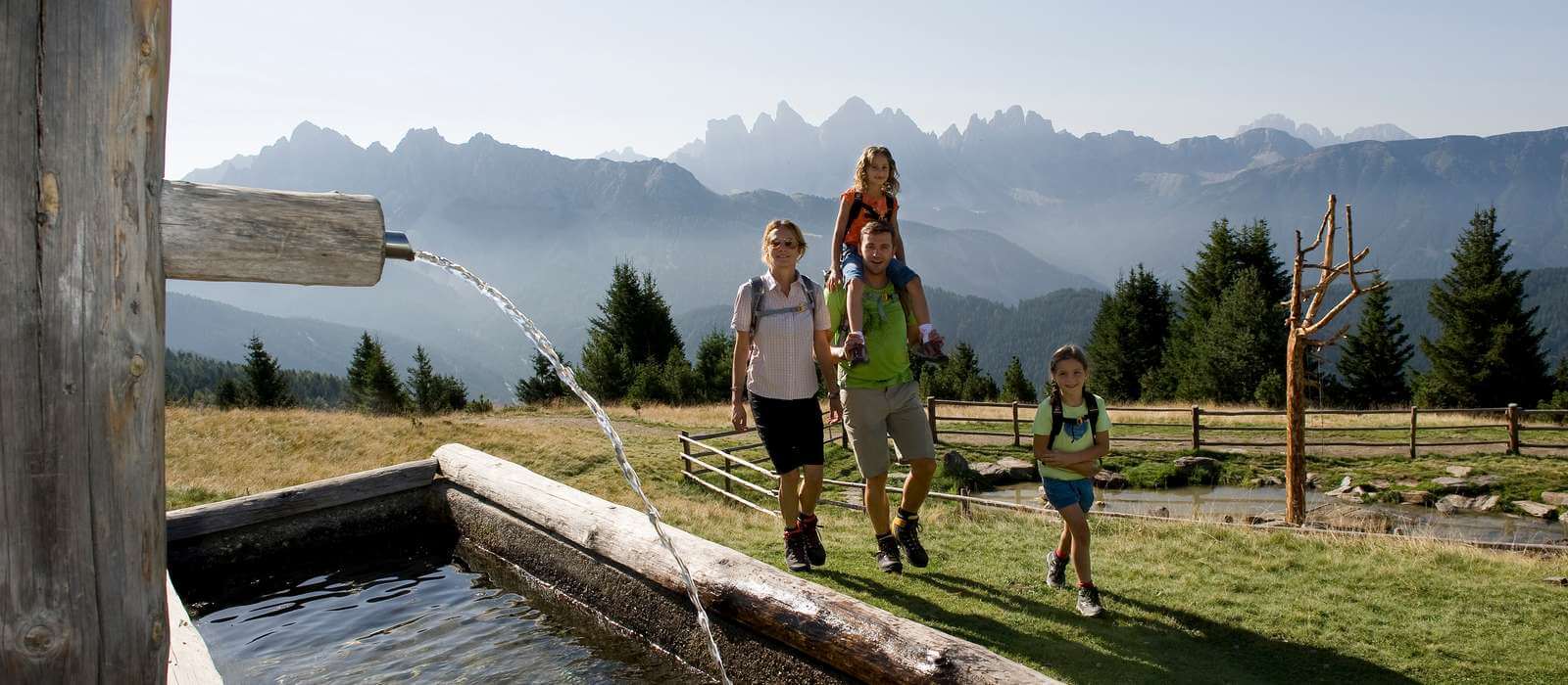 Hiking or skiing in the nearby mountain regions Gitschberg and Val Giovo